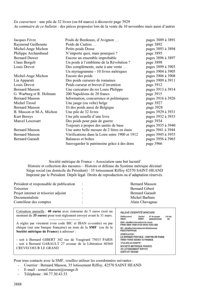 sommaire du premier bulletin de l'année 2019